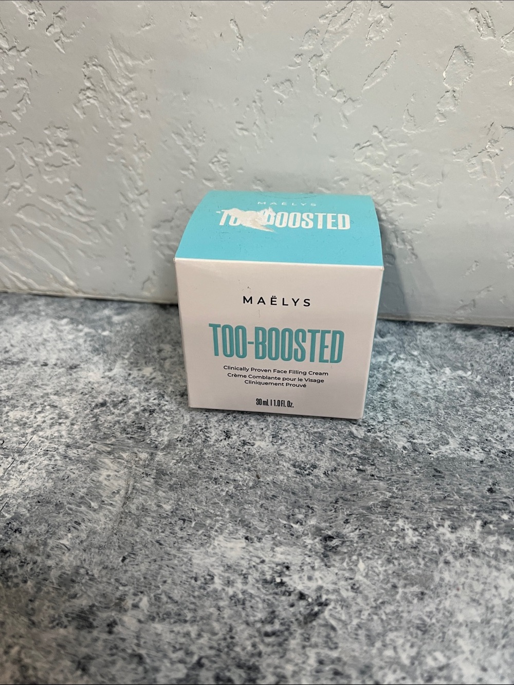 MAELYS Too-Boosted Face Filling Cream — Aqua/White